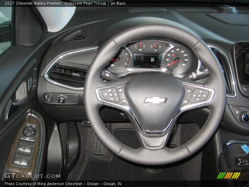 Iridescent Pearl Tricoat / Jet Black 2017 Chevrolet Malibu Premier