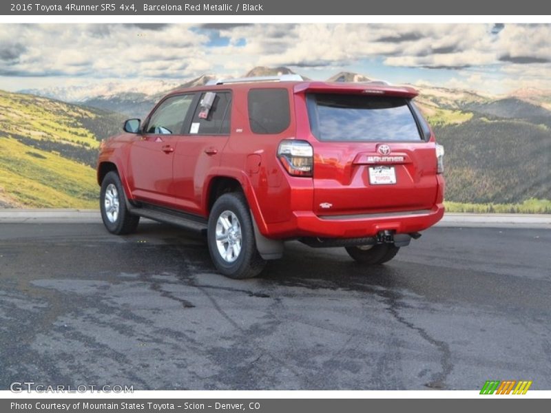Barcelona Red Metallic / Black 2016 Toyota 4Runner SR5 4x4