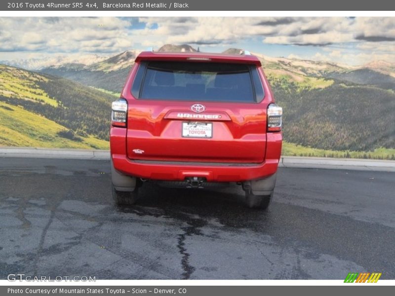 Barcelona Red Metallic / Black 2016 Toyota 4Runner SR5 4x4