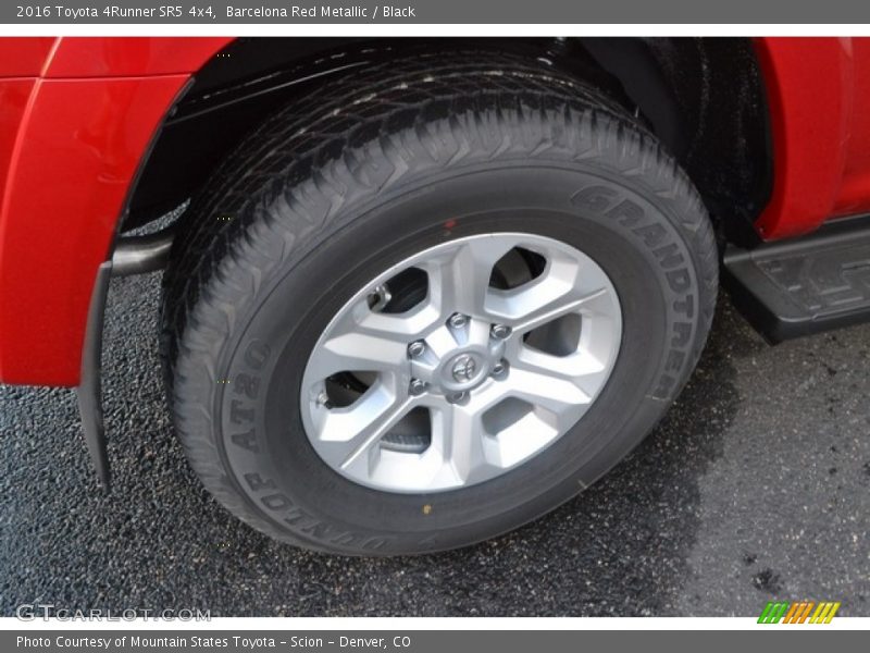 Barcelona Red Metallic / Black 2016 Toyota 4Runner SR5 4x4