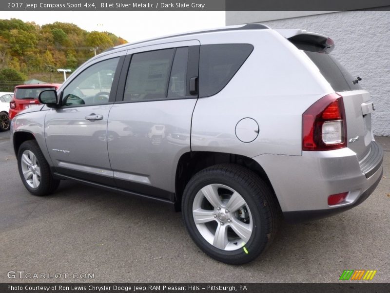 Billet Silver Metallic / Dark Slate Gray 2017 Jeep Compass Sport 4x4