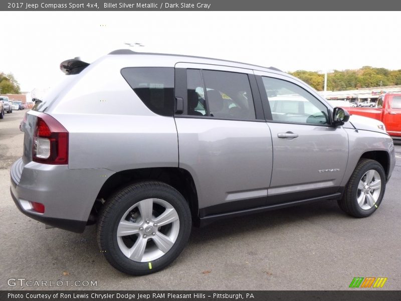 Billet Silver Metallic / Dark Slate Gray 2017 Jeep Compass Sport 4x4