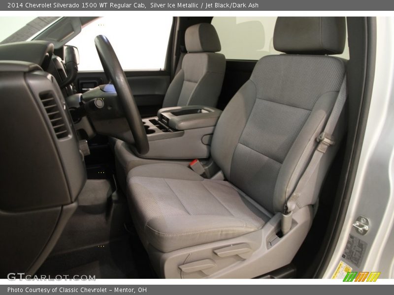 Silver Ice Metallic / Jet Black/Dark Ash 2014 Chevrolet Silverado 1500 WT Regular Cab