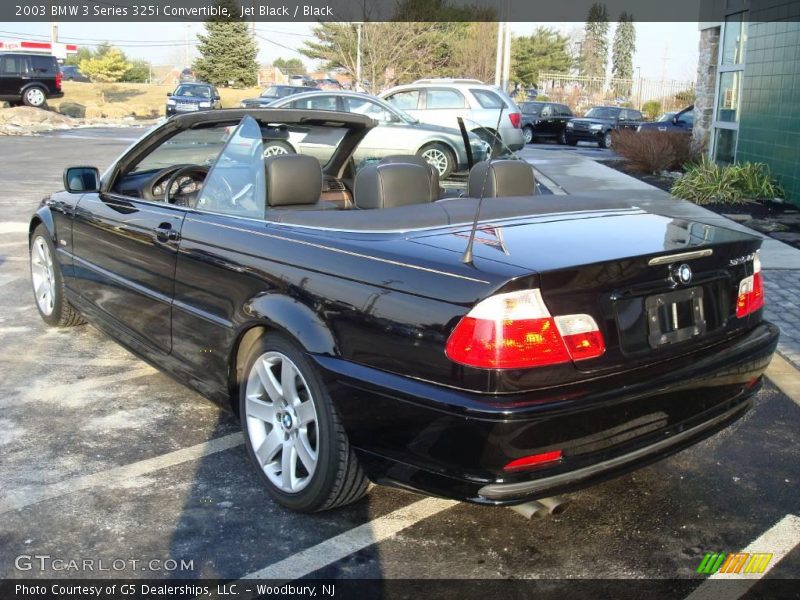 Jet Black / Black 2003 BMW 3 Series 325i Convertible