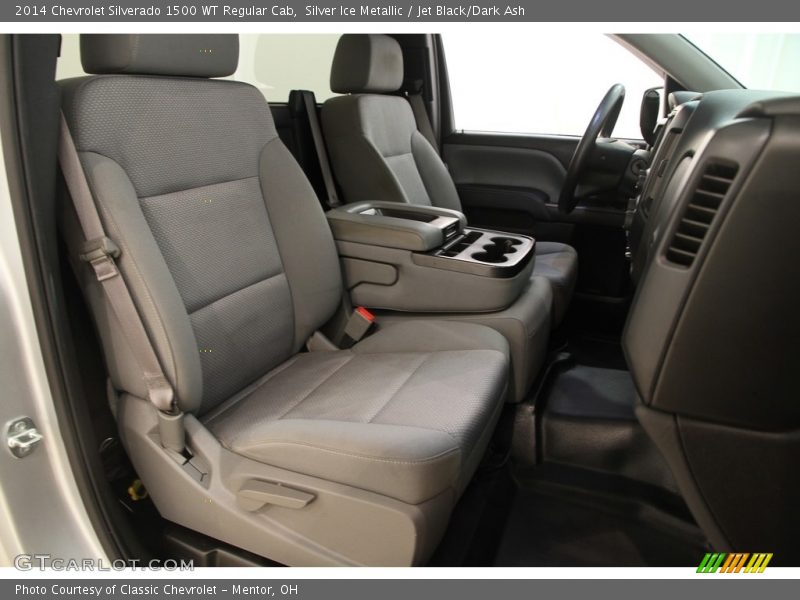 Silver Ice Metallic / Jet Black/Dark Ash 2014 Chevrolet Silverado 1500 WT Regular Cab