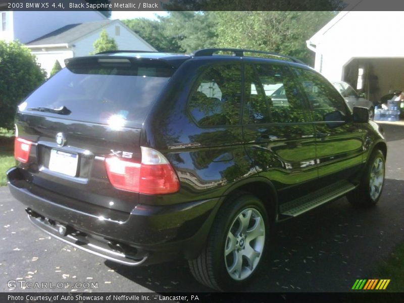 Black Sapphire Metallic / Black 2003 BMW X5 4.4i