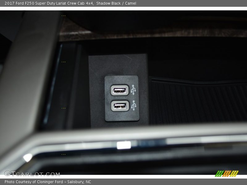 Shadow Black / Camel 2017 Ford F250 Super Duty Lariat Crew Cab 4x4
