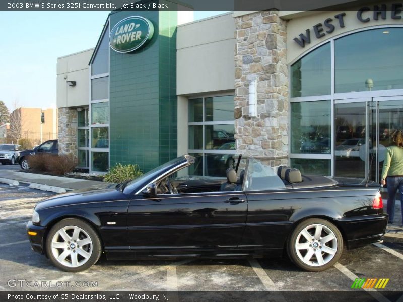 Jet Black / Black 2003 BMW 3 Series 325i Convertible