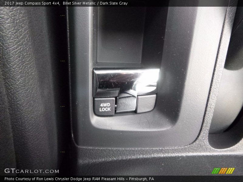 Billet Silver Metallic / Dark Slate Gray 2017 Jeep Compass Sport 4x4