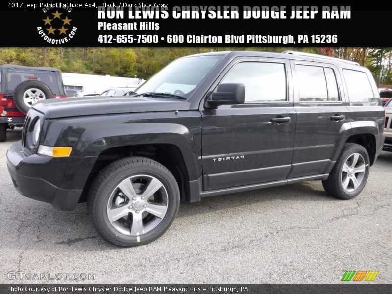 Black / Dark Slate Gray 2017 Jeep Patriot Latitude 4x4