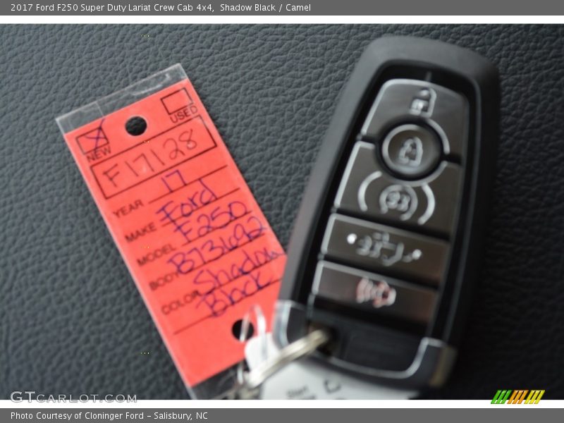 Shadow Black / Camel 2017 Ford F250 Super Duty Lariat Crew Cab 4x4