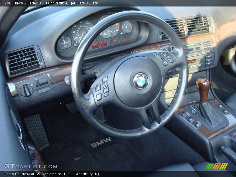 Jet Black / Black 2003 BMW 3 Series 325i Convertible