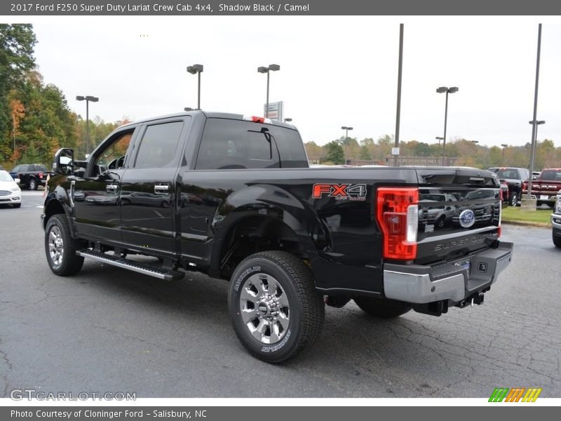 Shadow Black / Camel 2017 Ford F250 Super Duty Lariat Crew Cab 4x4