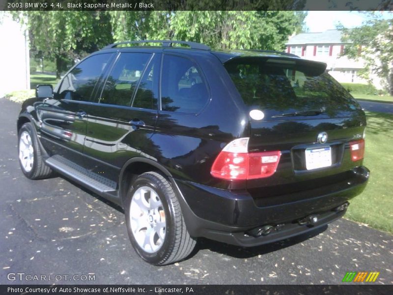 Black Sapphire Metallic / Black 2003 BMW X5 4.4i