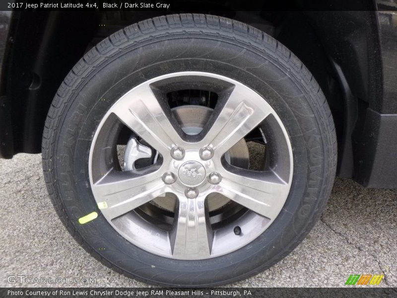 Black / Dark Slate Gray 2017 Jeep Patriot Latitude 4x4