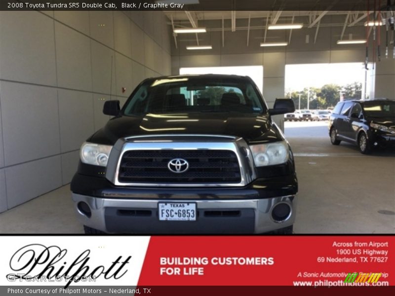 Black / Graphite Gray 2008 Toyota Tundra SR5 Double Cab