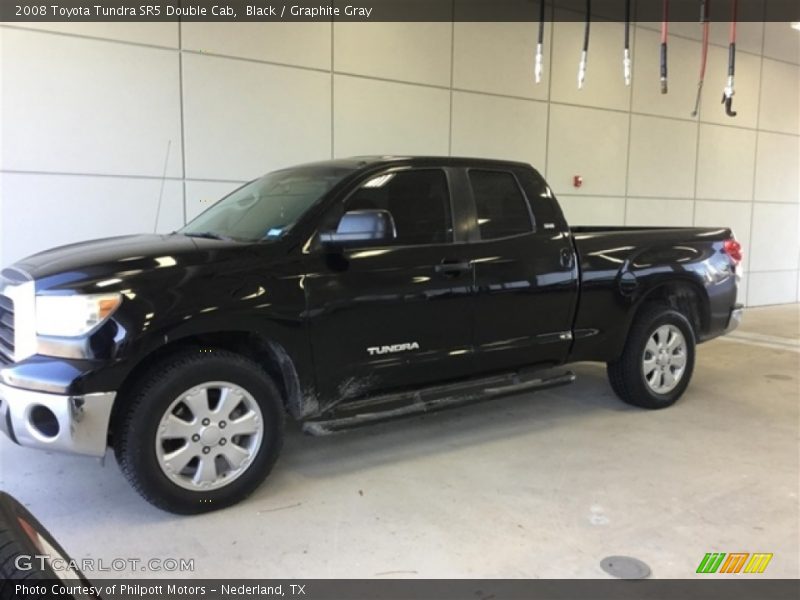 Black / Graphite Gray 2008 Toyota Tundra SR5 Double Cab