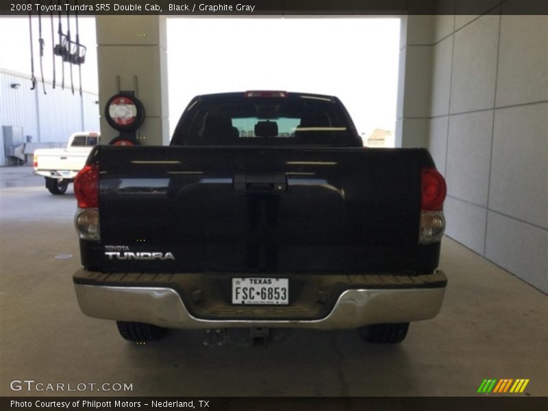 Black / Graphite Gray 2008 Toyota Tundra SR5 Double Cab