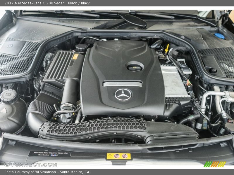 Black / Black 2017 Mercedes-Benz C 300 Sedan