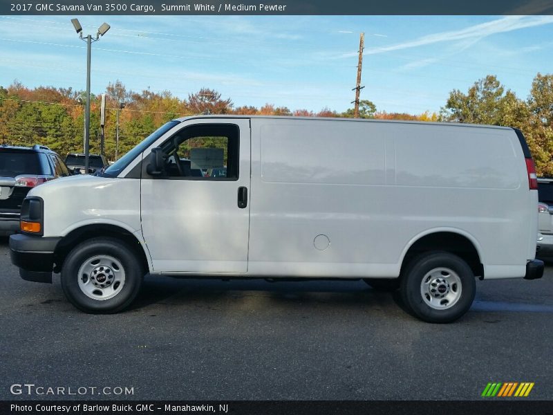 Summit White / Medium Pewter 2017 GMC Savana Van 3500 Cargo