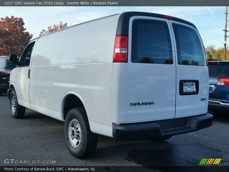 Summit White / Medium Pewter 2017 GMC Savana Van 3500 Cargo