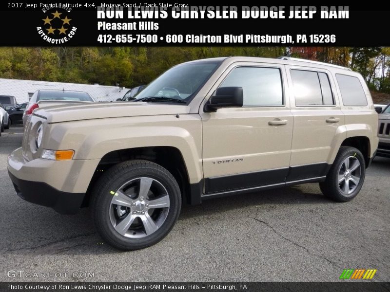 Mojave Sand / Dark Slate Gray 2017 Jeep Patriot Latitude 4x4