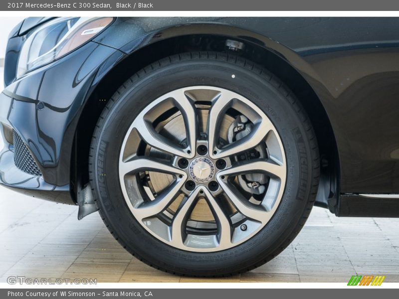Black / Black 2017 Mercedes-Benz C 300 Sedan