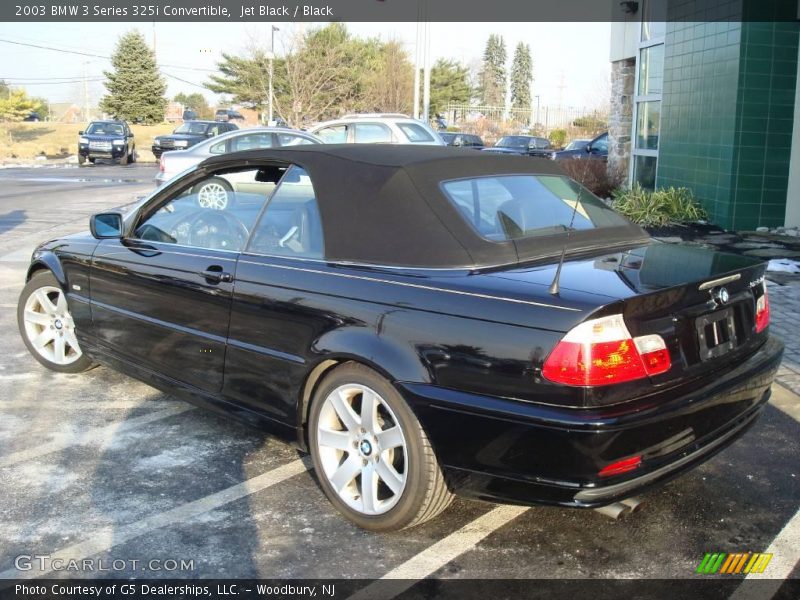 Jet Black / Black 2003 BMW 3 Series 325i Convertible