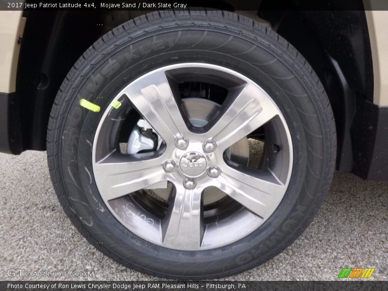 Mojave Sand / Dark Slate Gray 2017 Jeep Patriot Latitude 4x4
