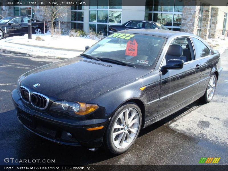 Jet Black / Grey 2004 BMW 3 Series 330i Coupe