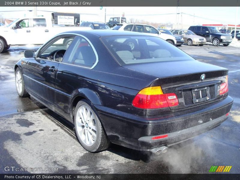 Jet Black / Grey 2004 BMW 3 Series 330i Coupe