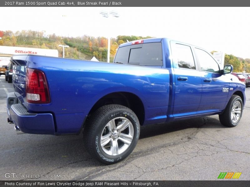  2017 1500 Sport Quad Cab 4x4 Blue Streak Pearl