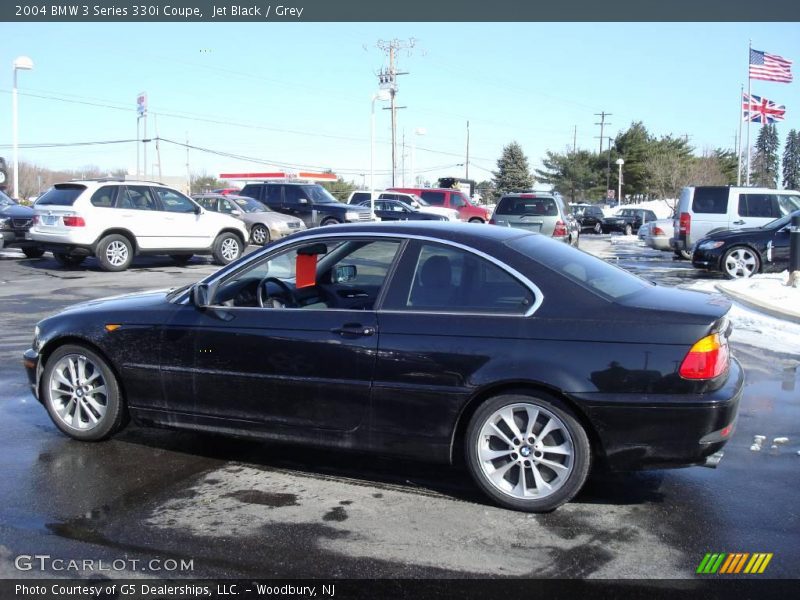 Jet Black / Grey 2004 BMW 3 Series 330i Coupe