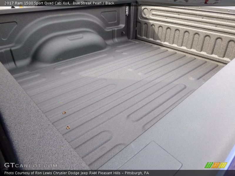 Blue Streak Pearl / Black 2017 Ram 1500 Sport Quad Cab 4x4
