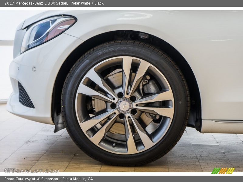 Polar White / Black 2017 Mercedes-Benz C 300 Sedan