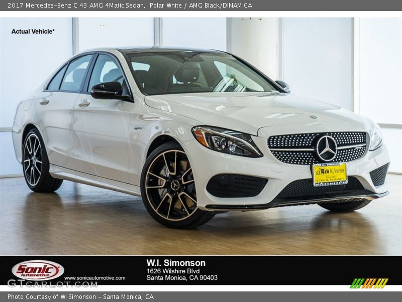 Polar White / AMG Black/DINAMICA 2017 Mercedes-Benz C 43 AMG 4Matic Sedan