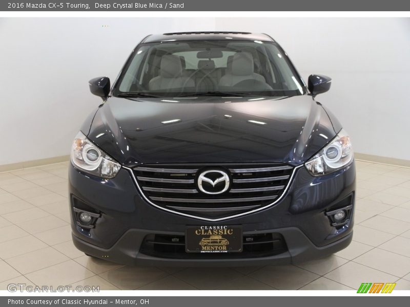 Deep Crystal Blue Mica / Sand 2016 Mazda CX-5 Touring