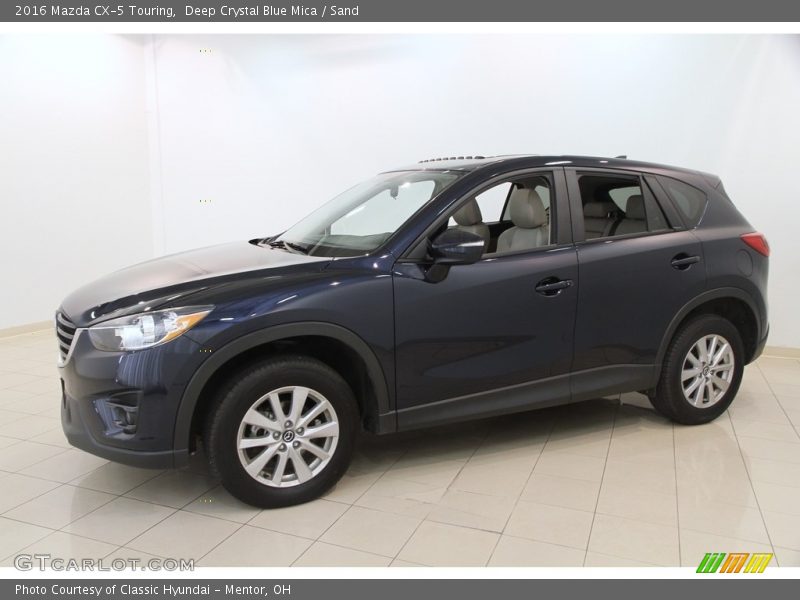 Deep Crystal Blue Mica / Sand 2016 Mazda CX-5 Touring