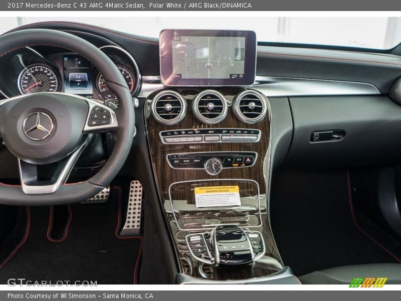 Polar White / AMG Black/DINAMICA 2017 Mercedes-Benz C 43 AMG 4Matic Sedan