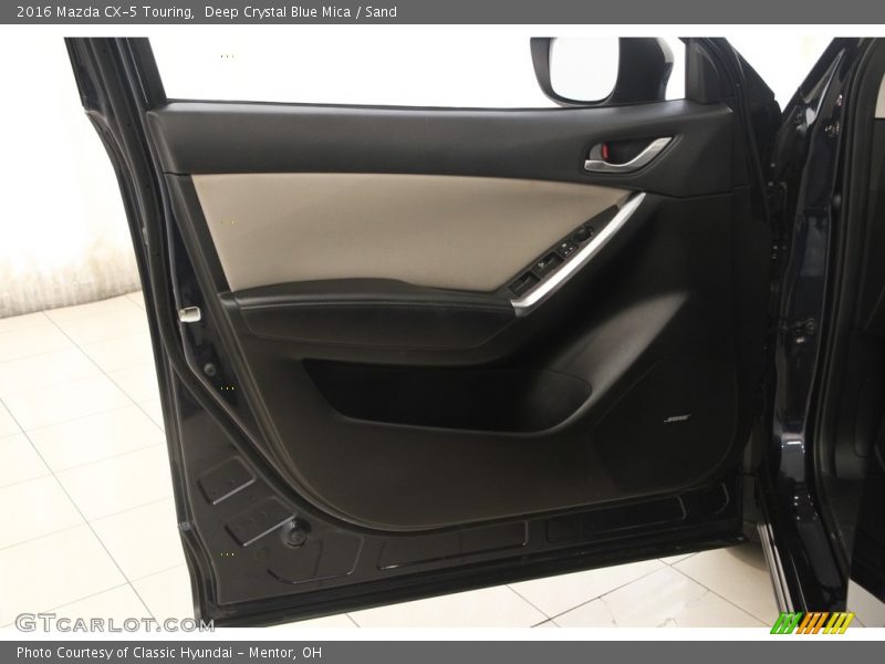 Deep Crystal Blue Mica / Sand 2016 Mazda CX-5 Touring