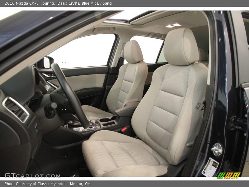 Deep Crystal Blue Mica / Sand 2016 Mazda CX-5 Touring