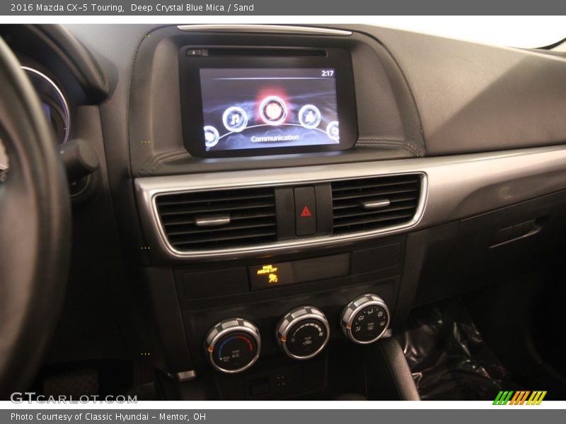 Deep Crystal Blue Mica / Sand 2016 Mazda CX-5 Touring