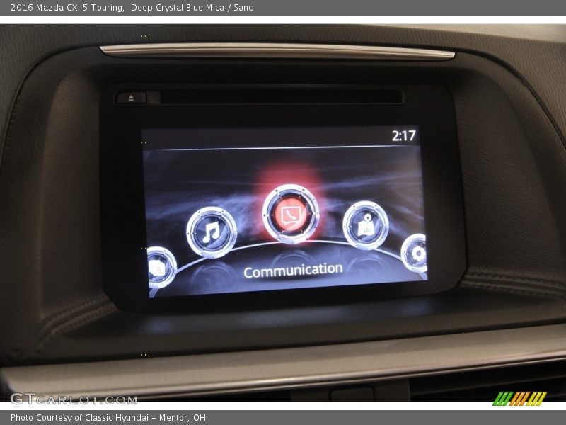 Deep Crystal Blue Mica / Sand 2016 Mazda CX-5 Touring