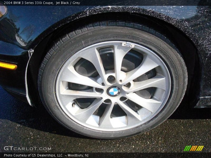 Jet Black / Grey 2004 BMW 3 Series 330i Coupe