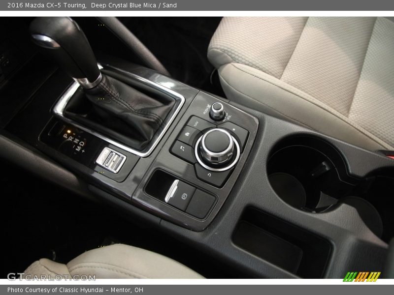 Deep Crystal Blue Mica / Sand 2016 Mazda CX-5 Touring