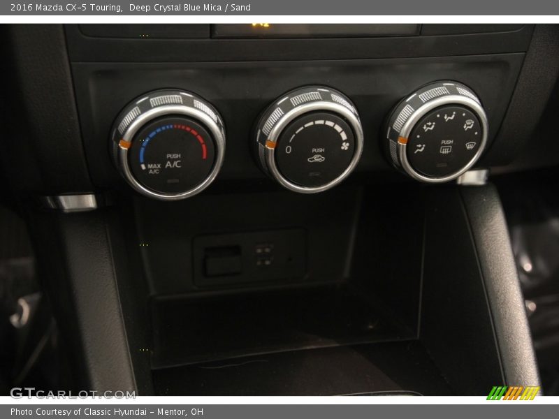 Deep Crystal Blue Mica / Sand 2016 Mazda CX-5 Touring