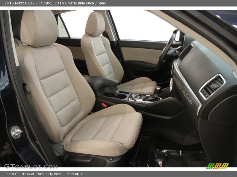 Deep Crystal Blue Mica / Sand 2016 Mazda CX-5 Touring