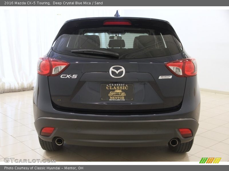 Deep Crystal Blue Mica / Sand 2016 Mazda CX-5 Touring