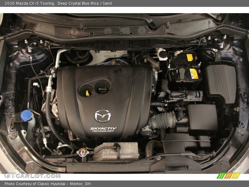 Deep Crystal Blue Mica / Sand 2016 Mazda CX-5 Touring