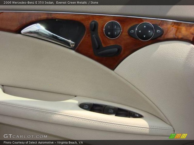 Everest Green Metallic / Stone 2006 Mercedes-Benz E 350 Sedan